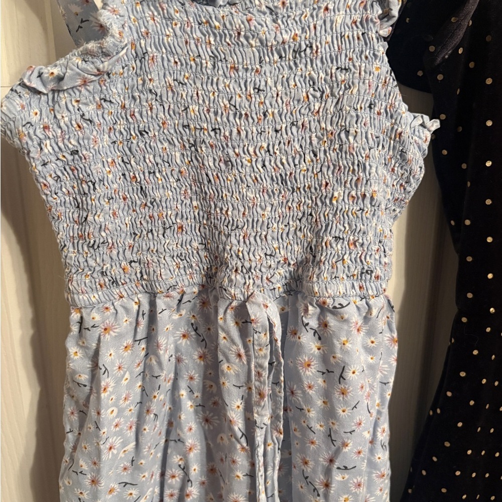 Floral summer romper and dress. Sz8